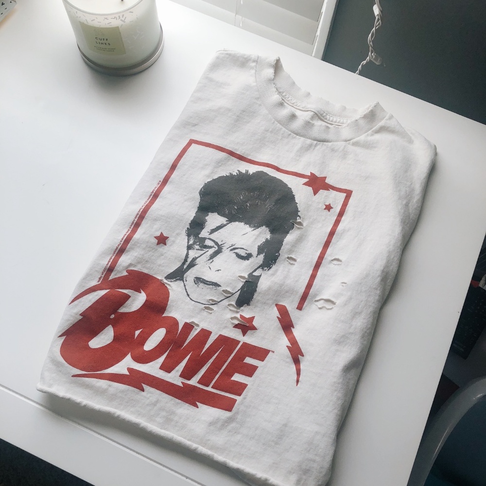 Brandy Melville David Bowie Graphic Top